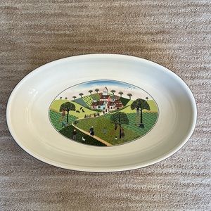 Design Naif by VILLEROY & BOCH Oval Baker Casserole Dish Serving Dish 13"